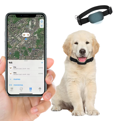 Collier pour animaux de compagnie en forme de patte pour chats et chiens, dispositif de suivi anti-perte, collier intelligent de suivi GPS à distance pour iOS