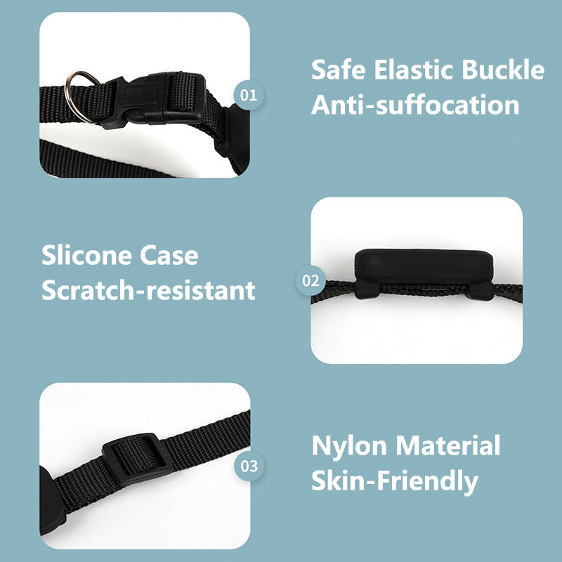 Collier pour animaux de compagnie en forme de patte pour chats et chiens, dispositif de suivi anti-perte, collier intelligent de suivi GPS à distance pour iOS